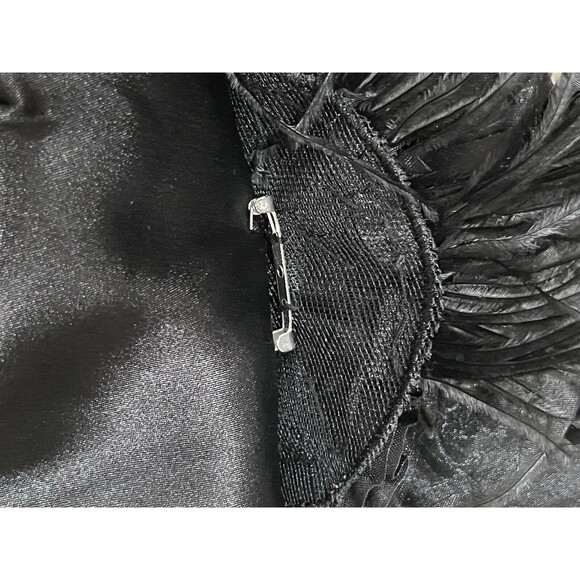 Women’s Bisou Bisou Michele Boubot Black Stretch Mini Halter Party Dress Size 4 - Picture 3 of 6